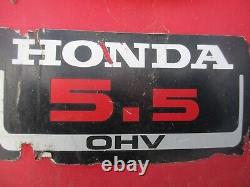 5.5hp Honda Shanks 553hrs Self Propelled Roller Mower Quality Expensive Mower
