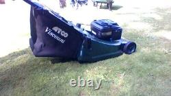 ATCO'Viscount 19' Self-Propelled Petrol Rotary Mower with Power Roller+Grass Bag