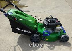 Ex Demo Powerbase XSZ41D 450e Self Propelled Petrol Lawnmower 125cc 41cm Cut