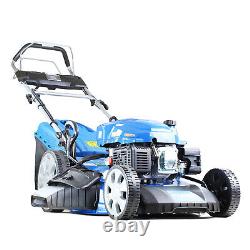 HYUNDAI 53cm 21 Cut Petrol Lawnmower Self Propelled ELECTRIC START Lawnmower