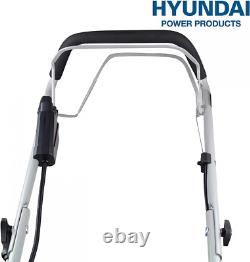 Hyundai 17/42cm 139cc Electric-Start Self-Propelled Petrol Lawnmower with 3