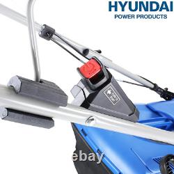 Hyundai 17/42cm 139cc Electric-Start Self-Propelled Petrol Lawnmower with 3