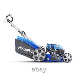 Hyundai 196cc Self Propelled Petrol Lawnmower 51cm Cut 20 510mm Lawn Mower