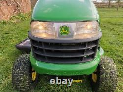 John Deere X120 42 19.5HP Petrol Ride On Lawn Mower Garden Tractor