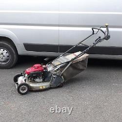 Lawnflite / Honda used rotary self propelled petrol lawn mower with roller