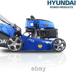 Petrol Lawnmower, Powerful 139cc 43cm Cut, Self Propelled & Mulching Lawn Mower