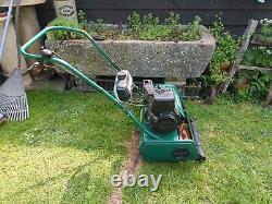Qualcast Classic 35s Self Propelled Petrol Cylinder Mower Started And Runs