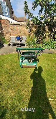 Serviced Qualcast Suffolk Punch 43s Self Propelled Petrol Cylinder Lawnmower