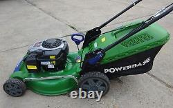 Used Powerbase XSZ51C-SD Self Propelled Garden Petrol Lawnmower 51cm 65L