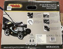 Webb WER40020 Petrol Self Propelled Lawnmower New
